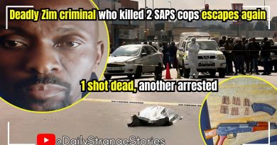 Very dangerous Zimbabwean armed.robber flees back home after killing two SA police officers, R150 000 reward offered