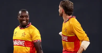 Zimbabwe stun Sri Lanka to finish top of Group B