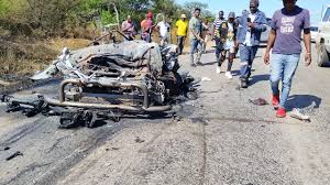 JUST IN: Police, Army and Fire Brigade comb bush for bodies as 18 feared dead in Quantum blast