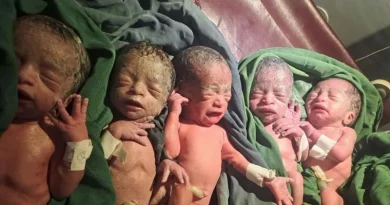 A woman welcomes rare quintuplets after 12-year journey to motherhood
