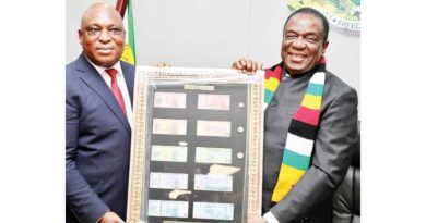 High-value ZiG notes out soon . . . RBZ chief presents new denominations to President High-value ZiG notes out soon . . . RBZ chief presents new denominations to President