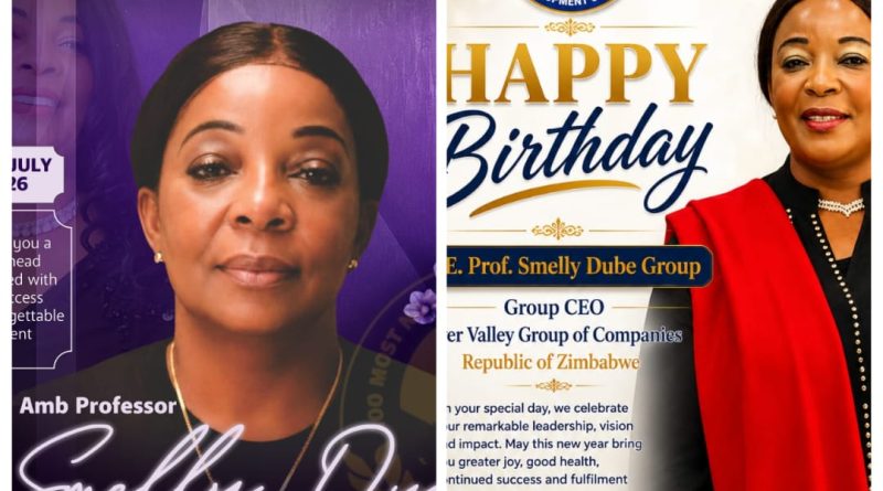 Global entities celebrate Prof Smelly Dube’s birthday Global entities celebrate Prof Smelly Dube’s birthday