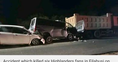 6 Highlanders fans killed in Filabusi horror crash