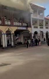 Woman jumps from burning Bulawayo CBD building to escape fire