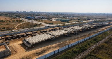 “MABVUKU INTERCHANGE TAKES SHAPE AS MAJOR BEAMS GO UP”