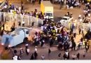National Sports tragedy as fan killed after being run over by police water cannon truck National Sports tragedy as fan killed after being run over by police water cannon truck
